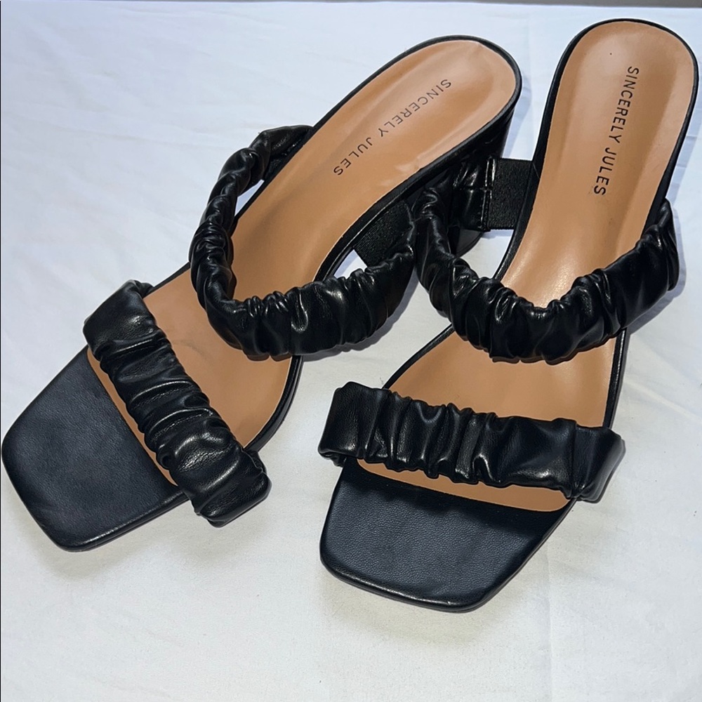 Sincerly Jules Black Women's Sandals